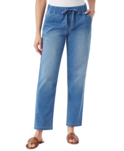 Женские джинсы Gloria Vanderbilt Knitology Anya Drawstring Straight-Leg