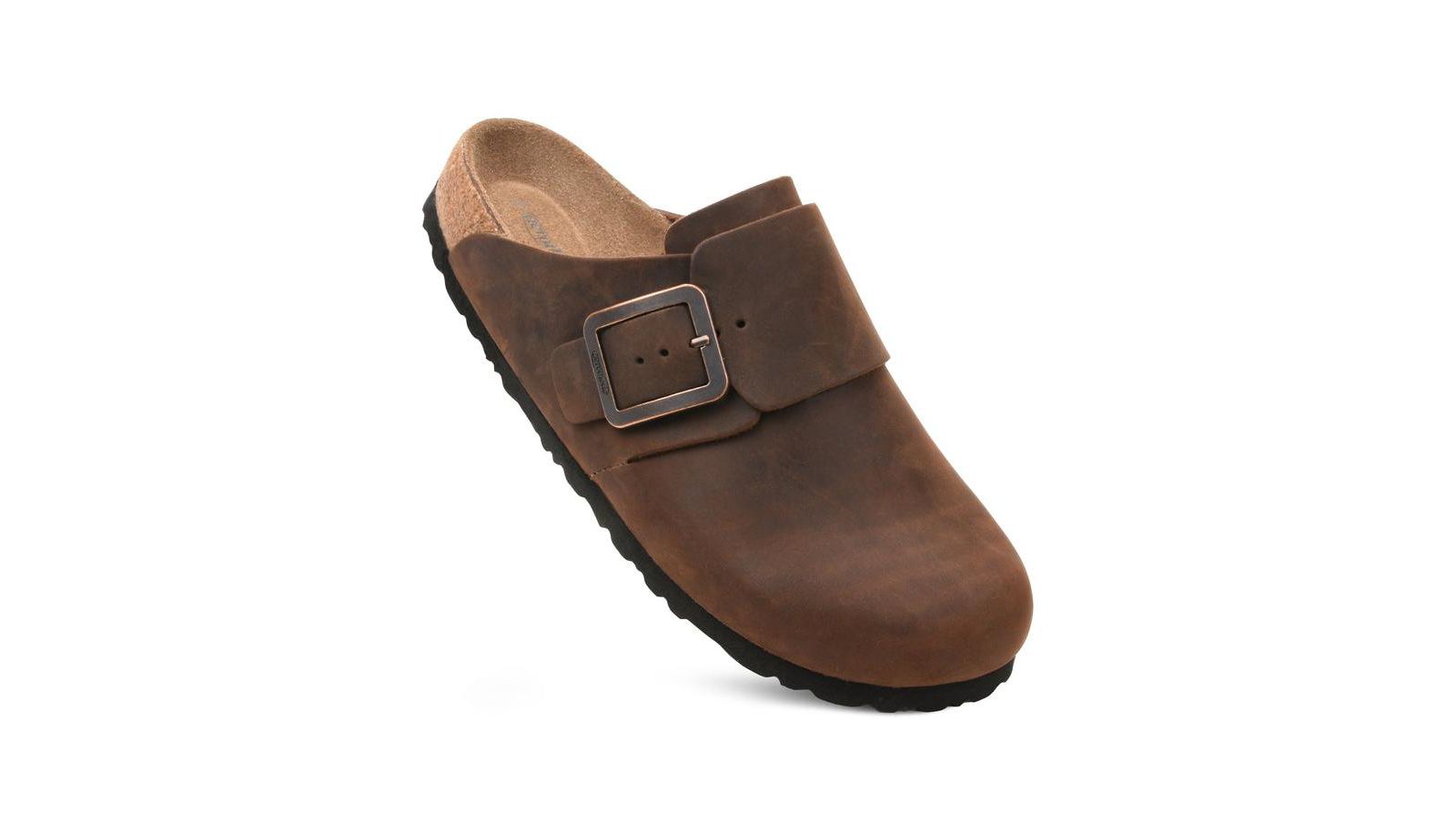 Aerothotic - Dakota Genuine Leather Clogs для Women с поддержкой свода стопы