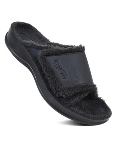 Aerothotic - Hadley Cozy Faux Fur Slipper