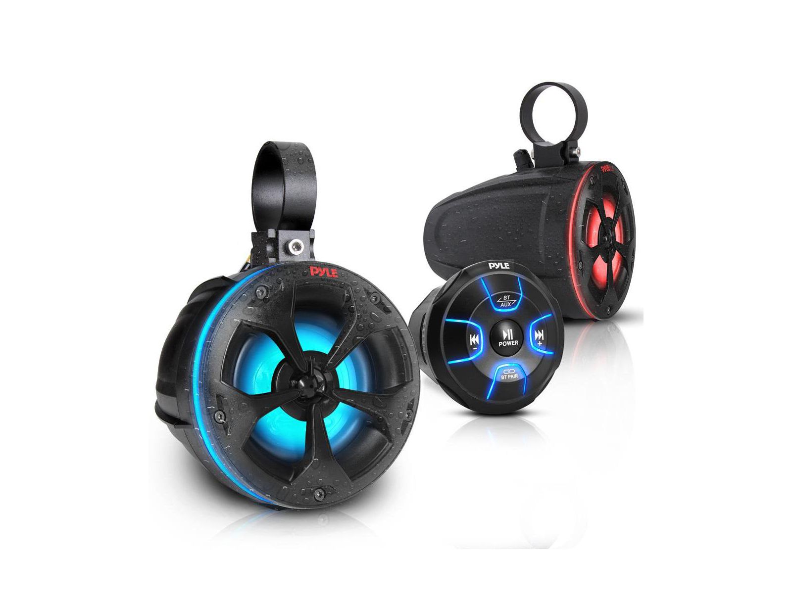 Внедорожные колонки Pyle 800W с Bluetooth и защитой от воды, 4 дюйма