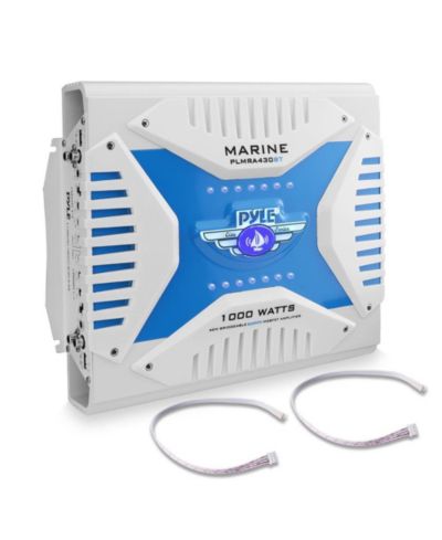 Pyle 4-канальный морской Bluetooth усилитель - 1000 Watt Bridgeable
