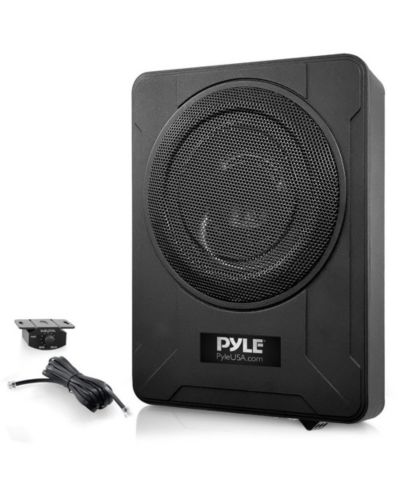 Pyle тонкий активный автомобильный сабвуфер 8" 600W