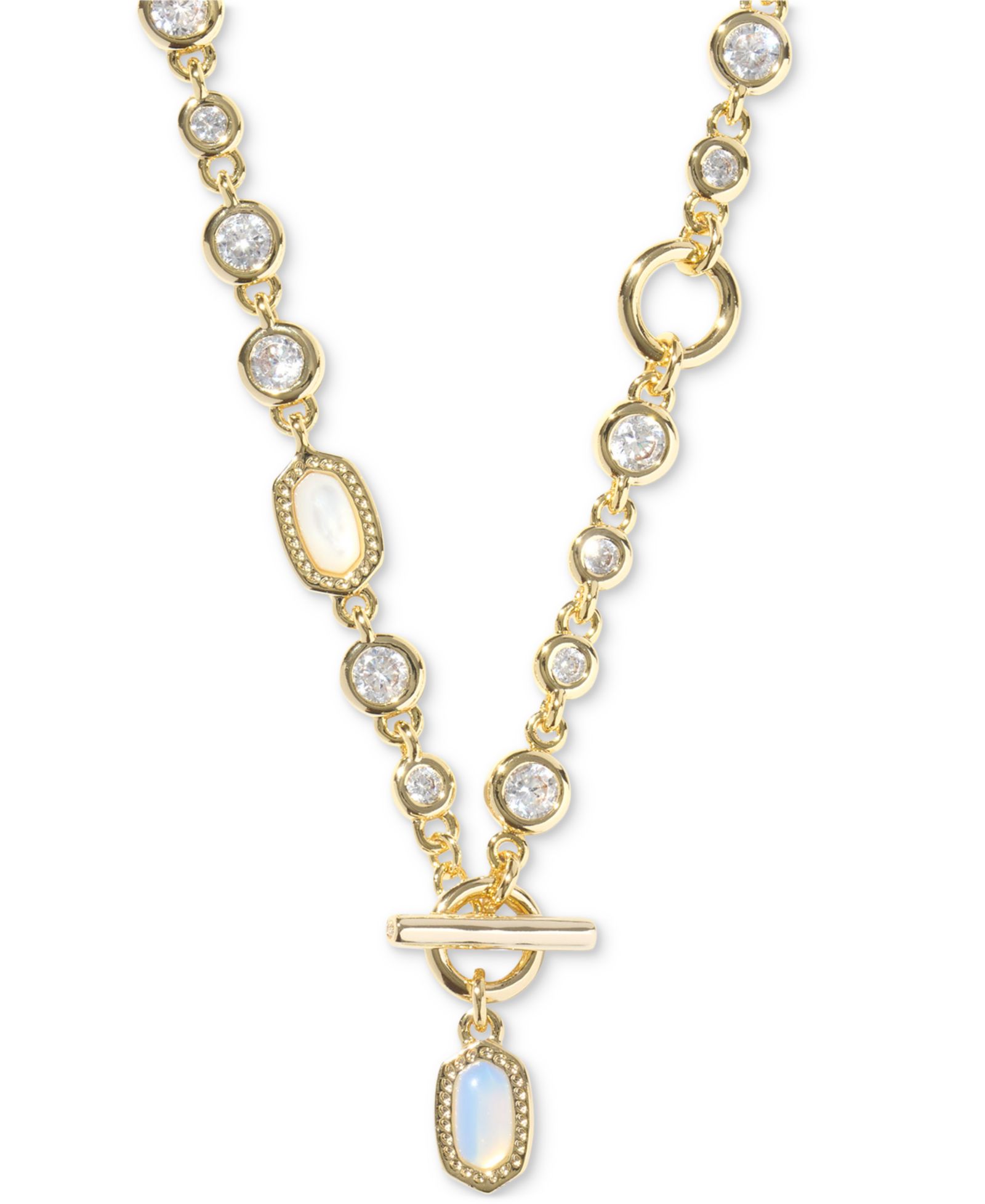 Kendra Scott конвертируемое ожерелье 14k Gold-Plated Mixed Stone, 19-2/5"