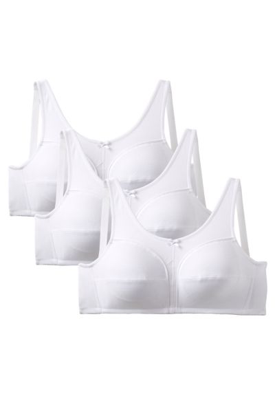 Женский комплект беспроводных хлопковых бюстгальтеров Comfort Choice из 3 штук