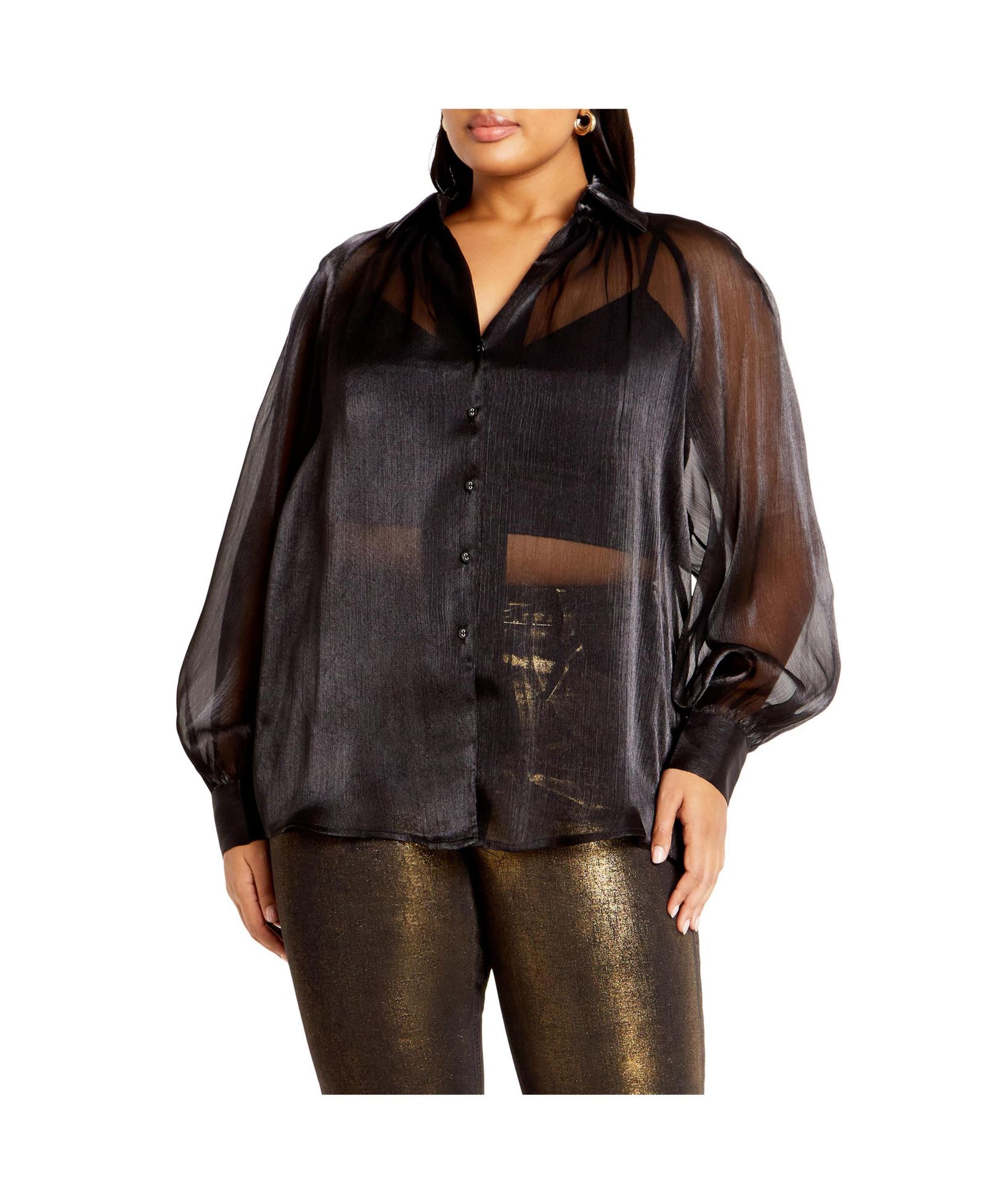 Рубашка CITY CHIC Iliana Plus Size