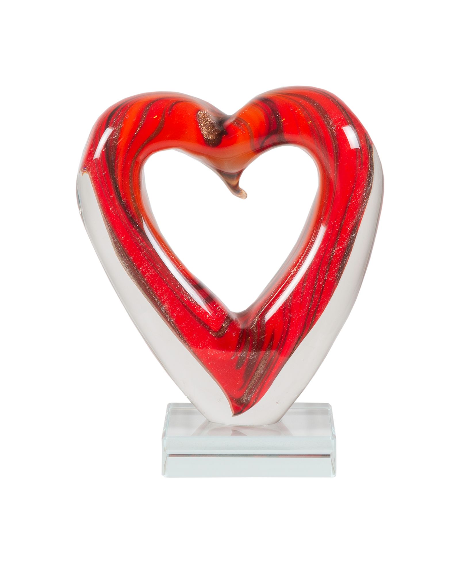 Фигурка из художественного стекла Dale Tiffany 7" Rossa Heart