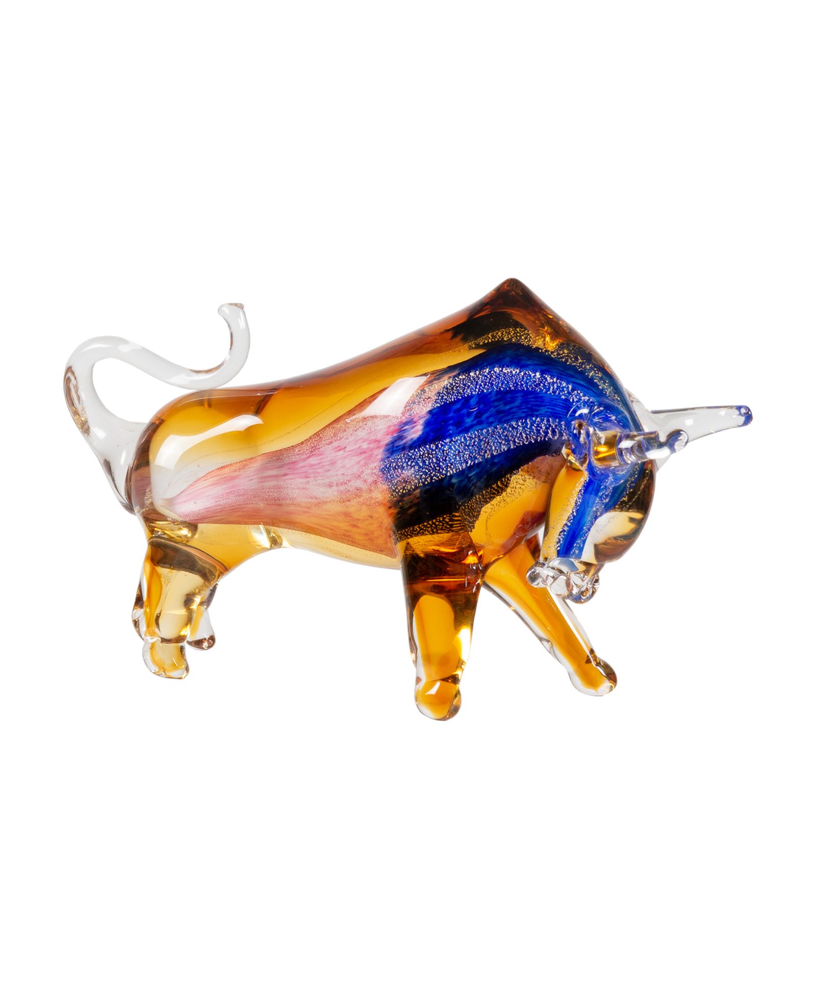 Dale Tiffany стеклянная фигурка Rave Bull