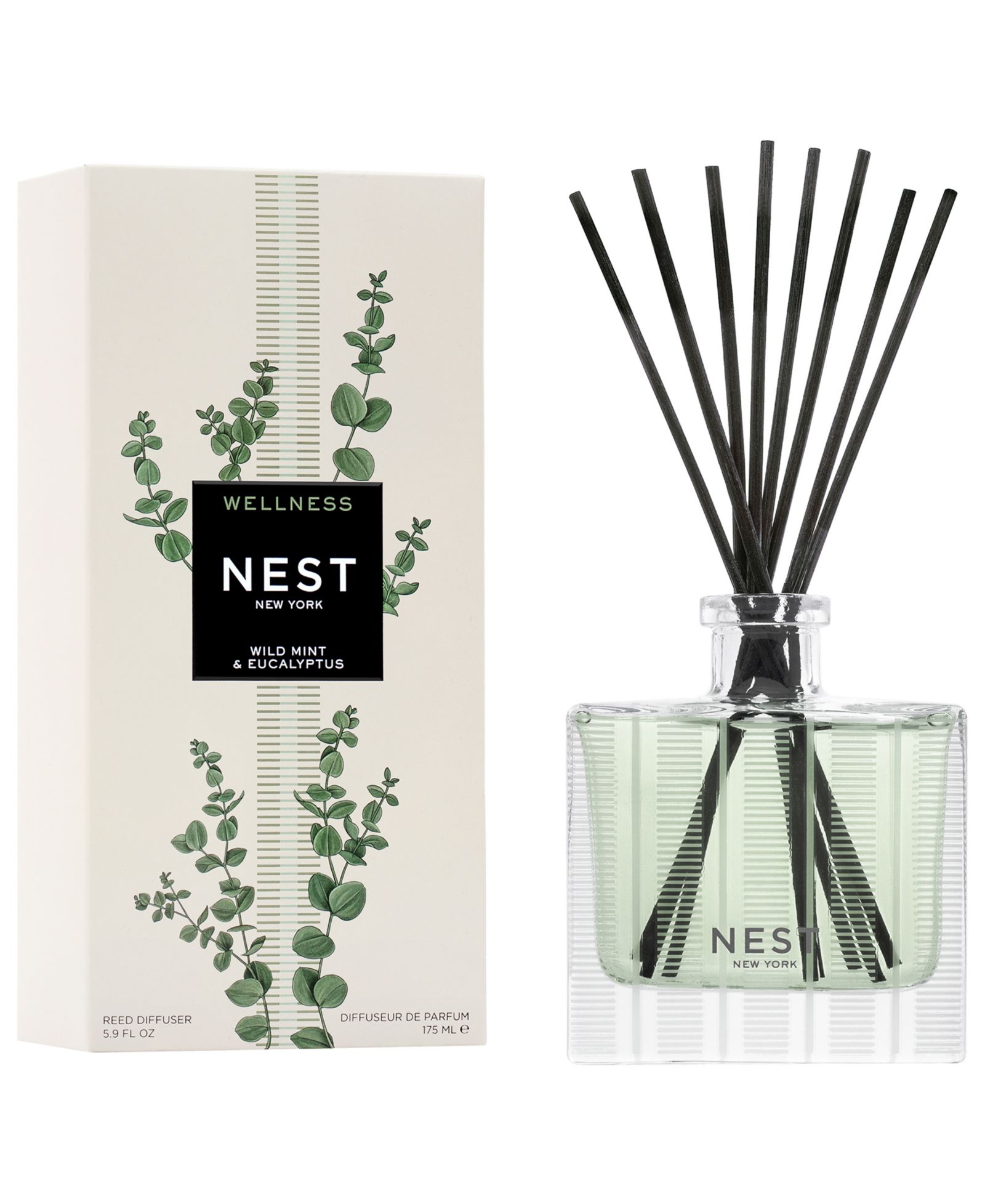 NEST New York диффузор для дома Wild Mint & Eucalyptus, 5.9 oz.
