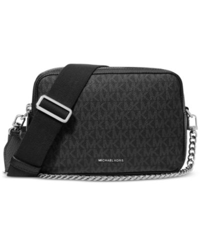 Michael Kors Bryant Medium Double Zip Chain Camera Crossbody Bag