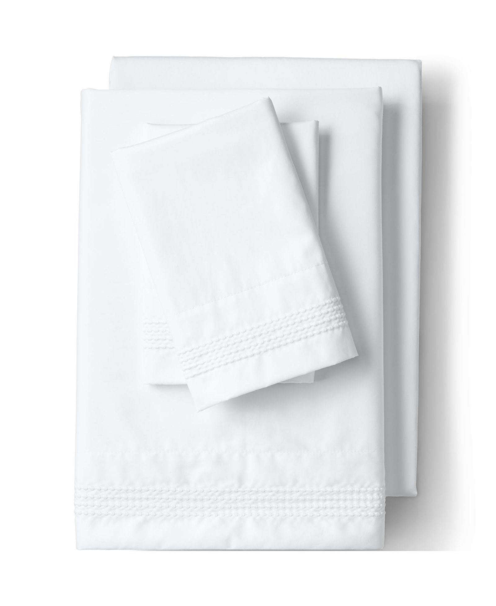 Простыни Lands' End 400 Thread Count Sateen Embroidered