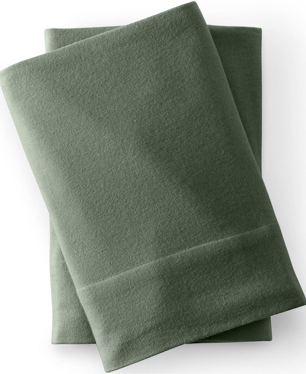 Наволочки Lands' End Comfy Super Soft Cotton Flannel, 5oz