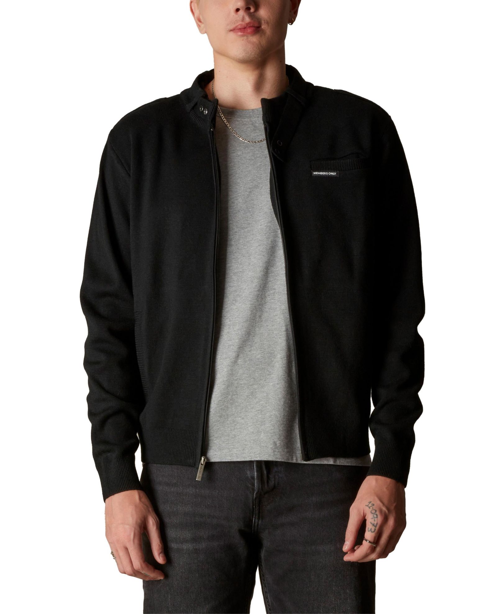Members Only Мужской Iconic Racer Sweater