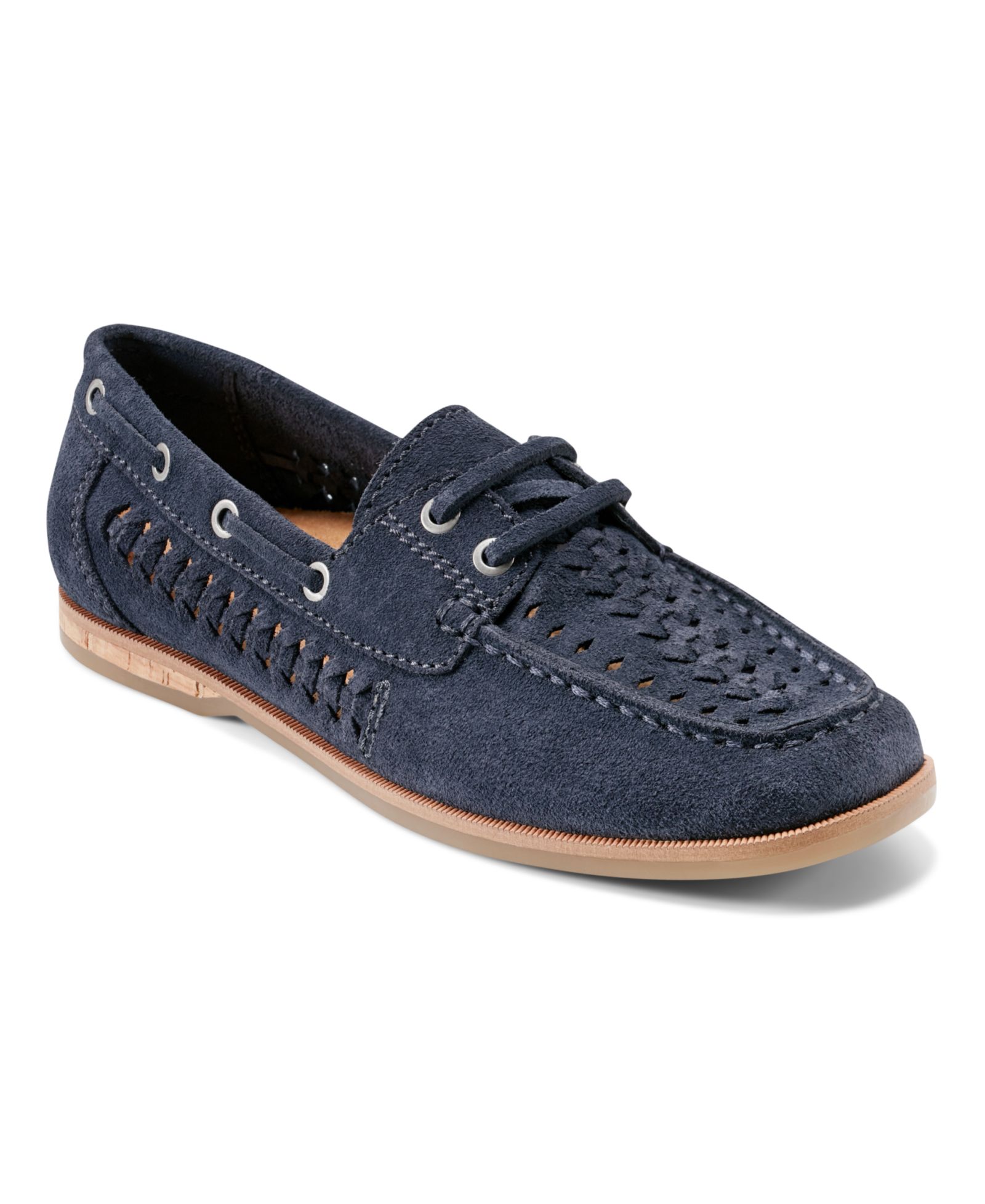 Earth Женские Wishing Woven Slip-On Boat Shoe