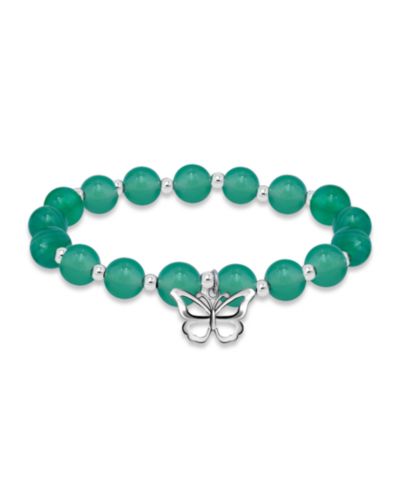 Green Agate, Silver
