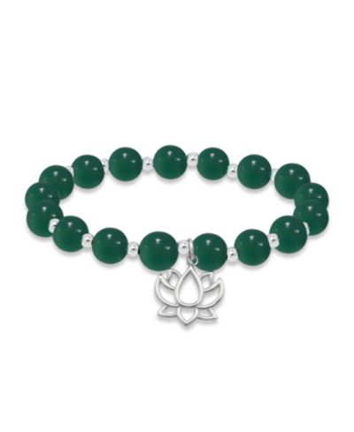 Green Agate, Silver