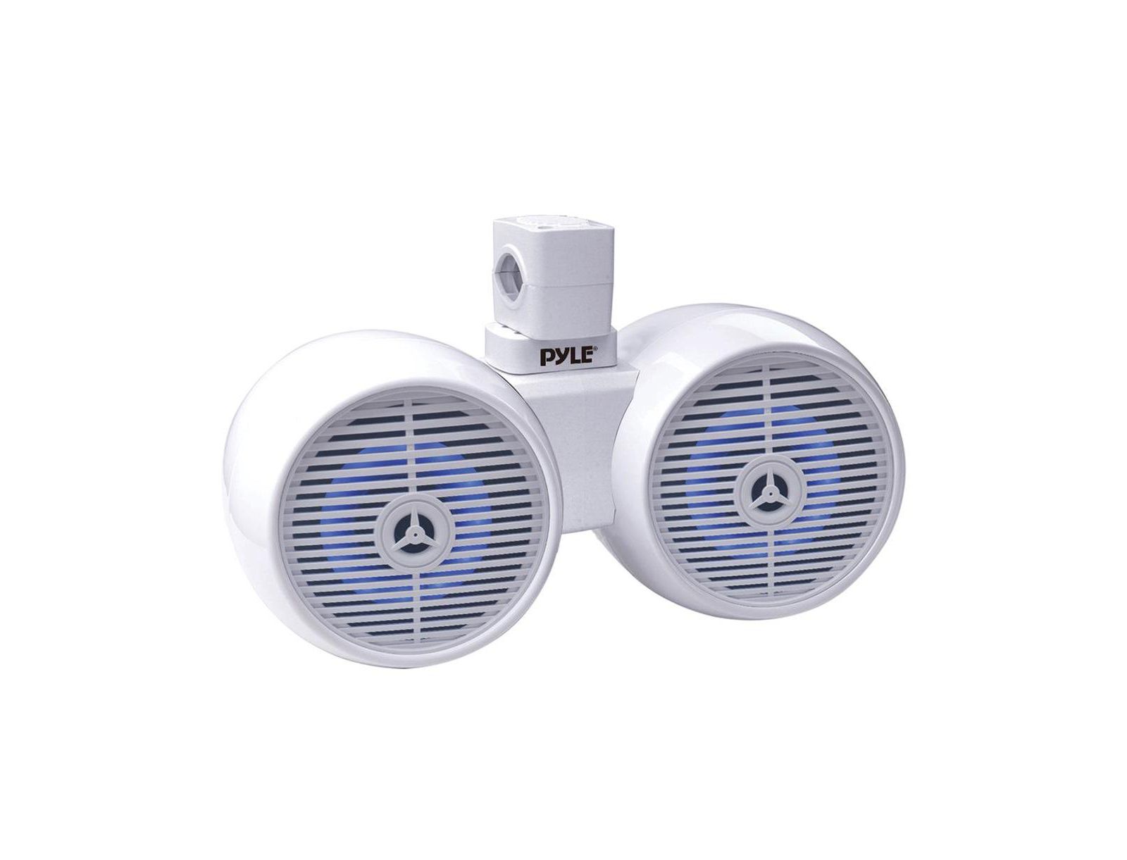 Pyle 6.5" Dual Marine Wakeboard Water-Resistant LED Lights Speakers