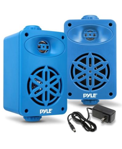 Pyle Беспроводная Bluetooth-акустическая система 3.5" - водонепроницаемая, 200W Max Power, компактный дизайн