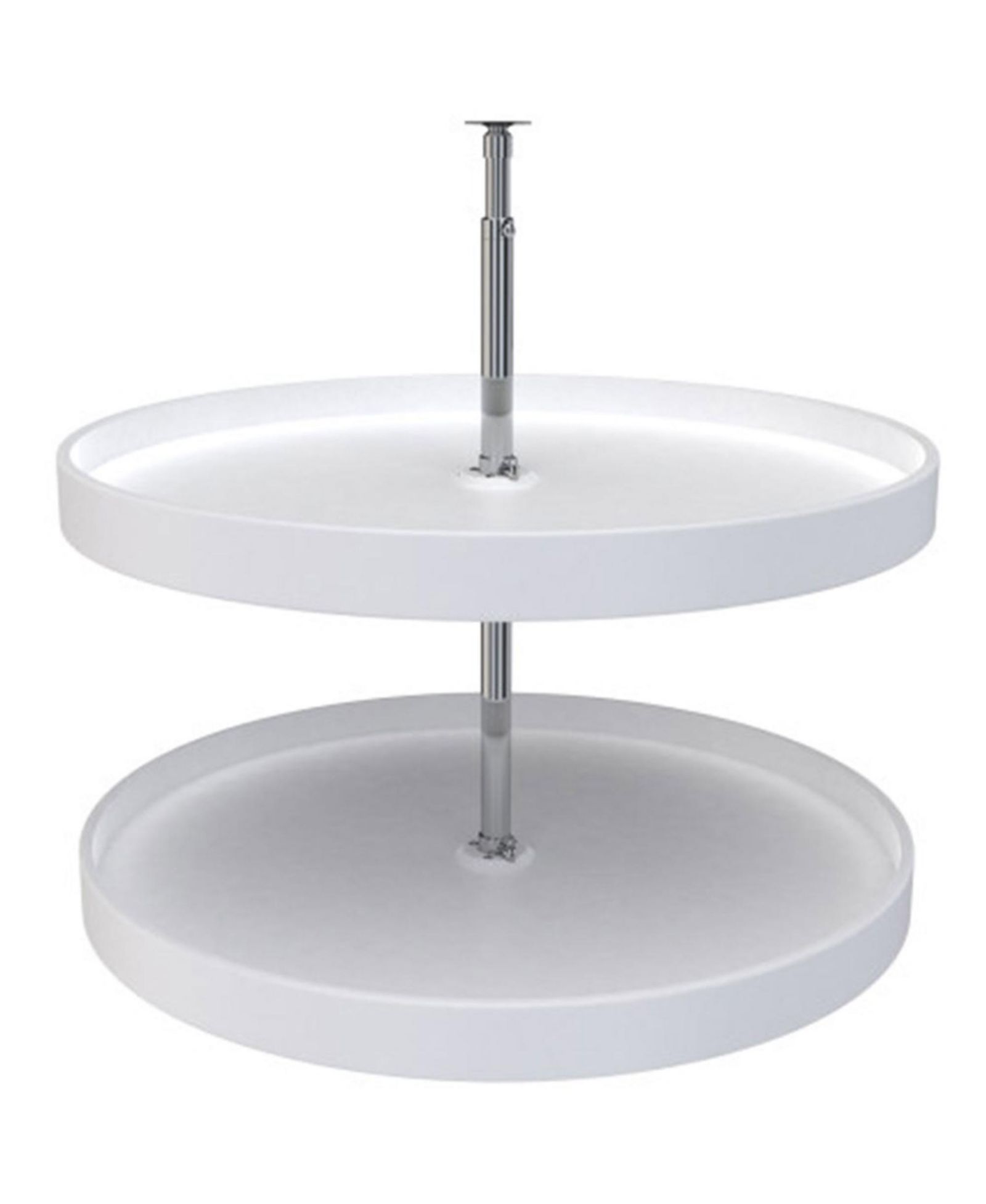 Органайзер Rev-A-Shelf 28'' Lazy Susan Full-Circle Polymer 2-Shelf, White
