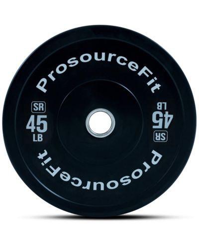 ProsourceFit Гладкая резиновая гантель, 45 фунтов