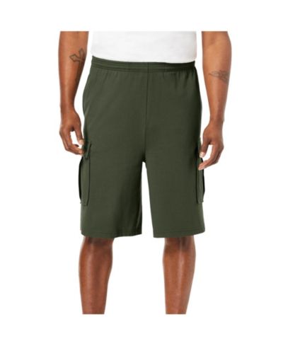 KingSize Men's Lightweight Jersey Cargo Shorts