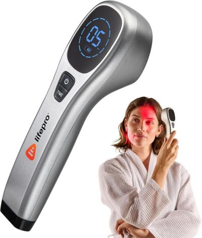 Lifepro BioLux Portable Red Light Therapy Device - Near Infrared Light Therapy for Body, Face, Joints, Muscles & Pets