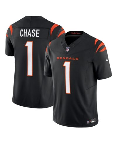 Nike Мужская джерси Ja'Marr Chase Black Cincinnati Bengals Vapor F.U.S.E. Limited