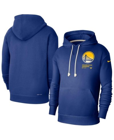 Мужское худи Nike Royal Golden State Warriors Courtside Standard Issue Premium Performance Pullover