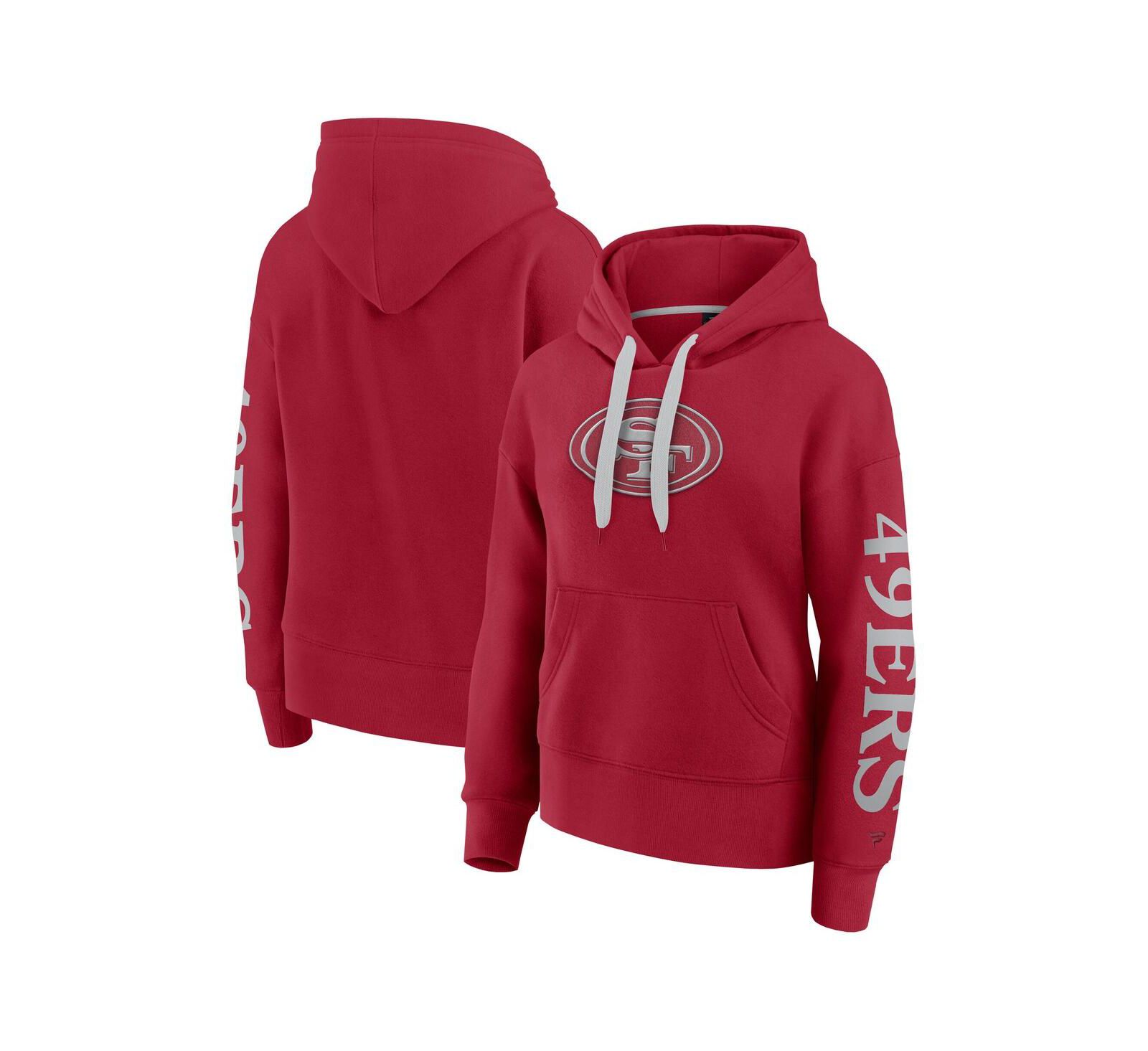 Женское худи Fanatics San Francisco 49ers Elements Next Pullover, Scarlet