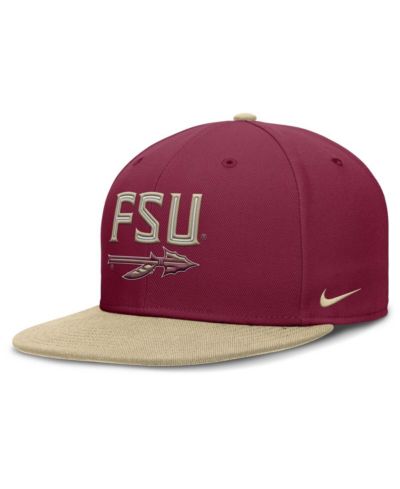 Мужская кепка Nike Garnet/Gold Florida State Seminoles Two-Tone Primetime Performance Fitted Hat