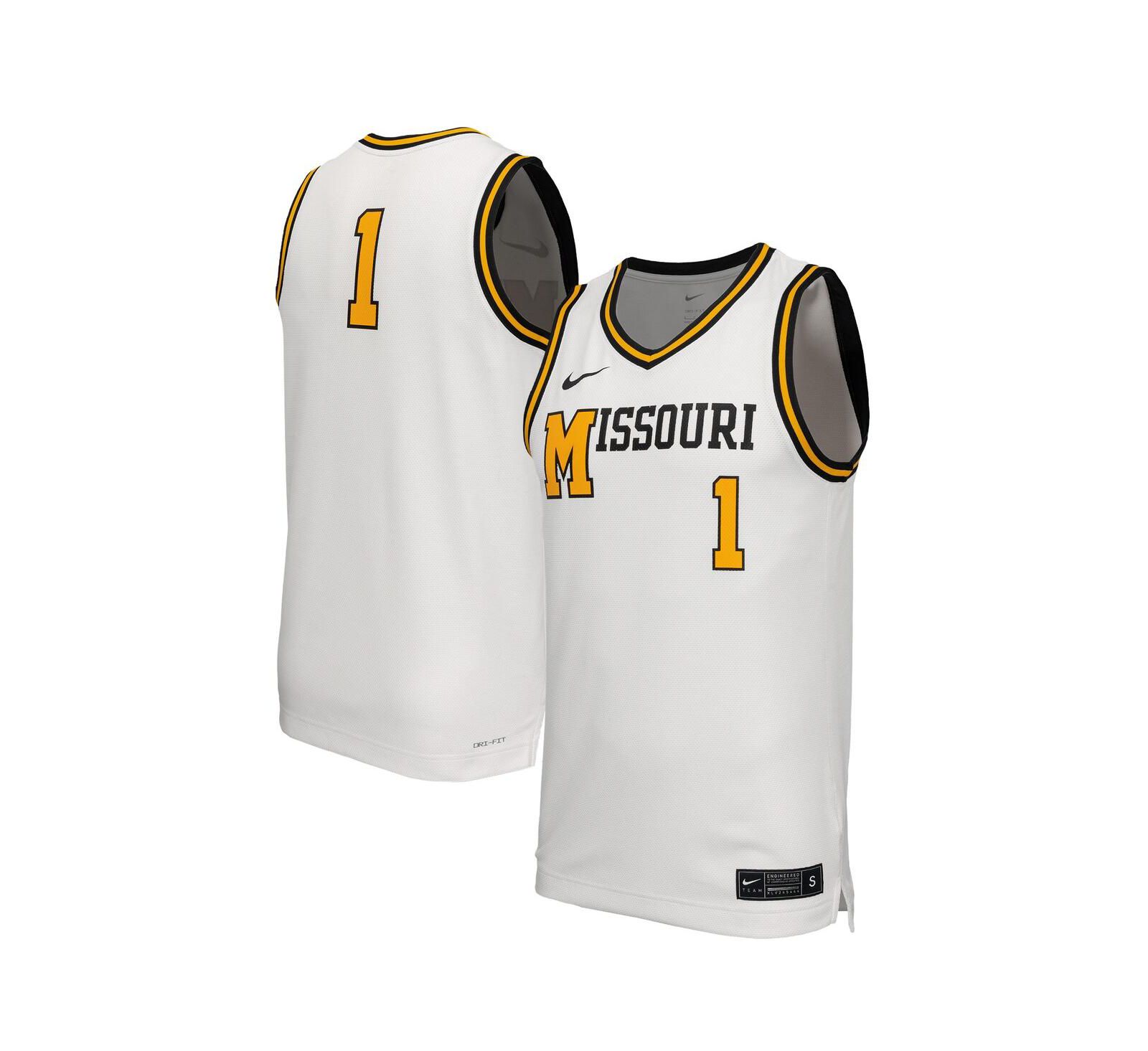 Мужская баскетбольная джерси Nike White Missouri Tigers Retro Replica