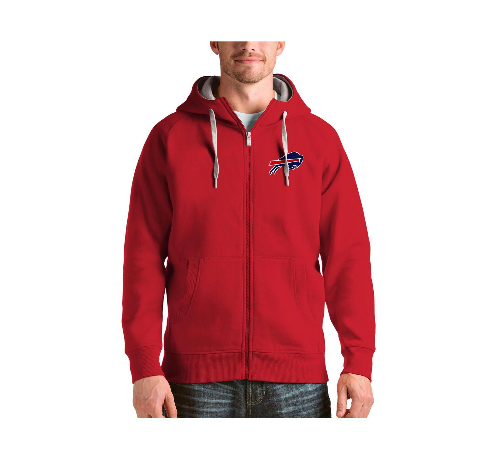Мужское худи Antigua Buffalo Bills Victory Full-Zip