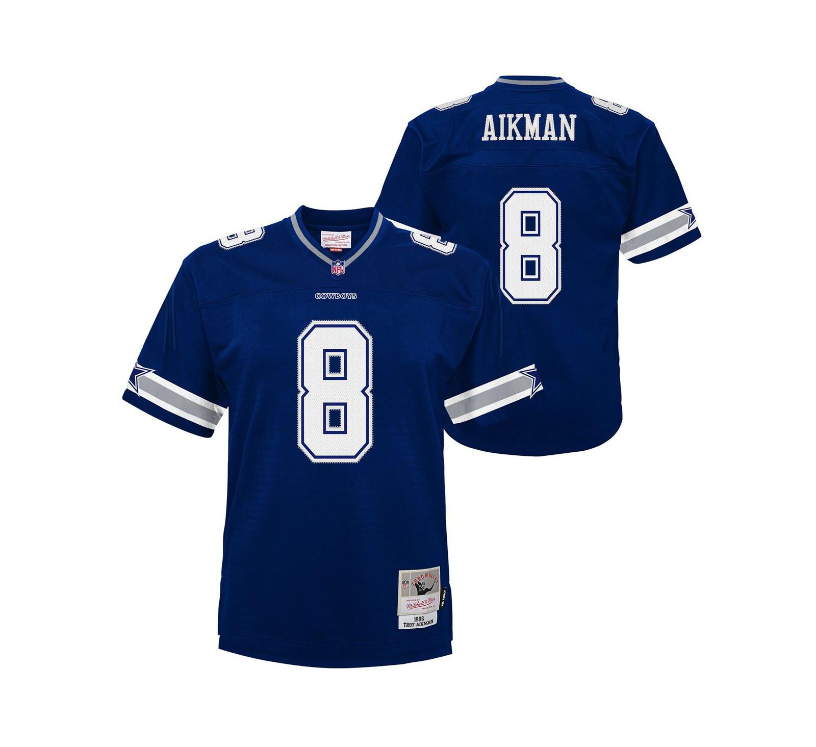 Детская спортивная джерси Mitchell & Ness Troy Aikman Dallas Cowboys 1996 Legacy
