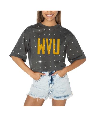 Gameday Couture Женский укороченный топ с пайетками West Virginia Mountaineers