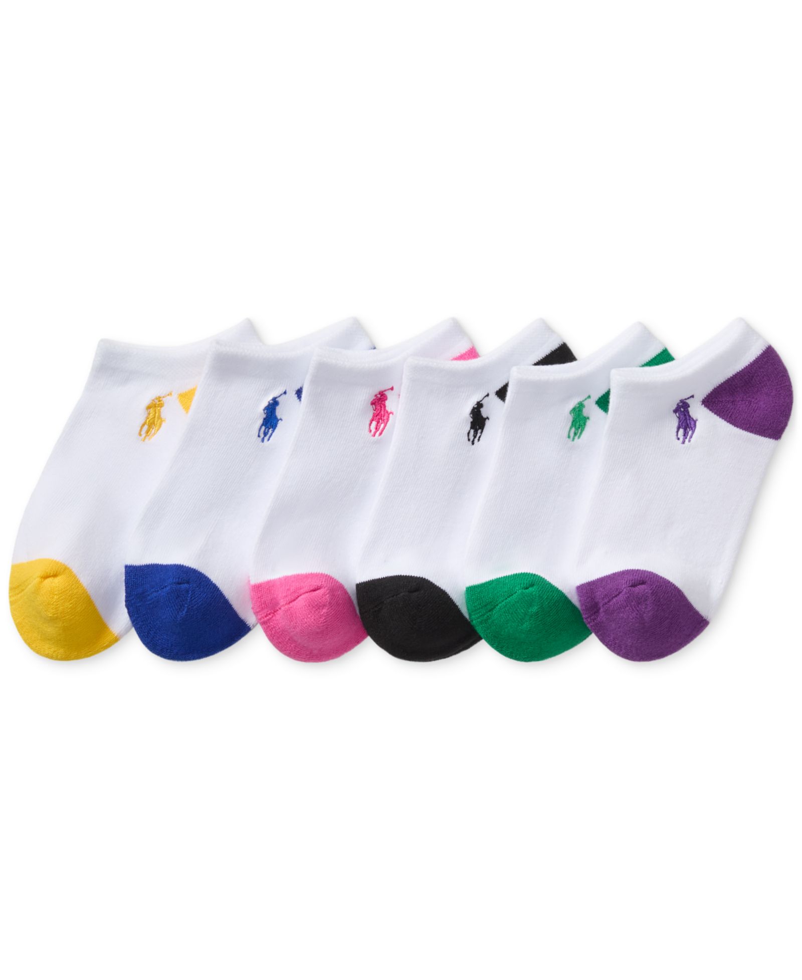 Детские носки Polo Ralph Lauren Classic Solid Low-Cut, 6 шт