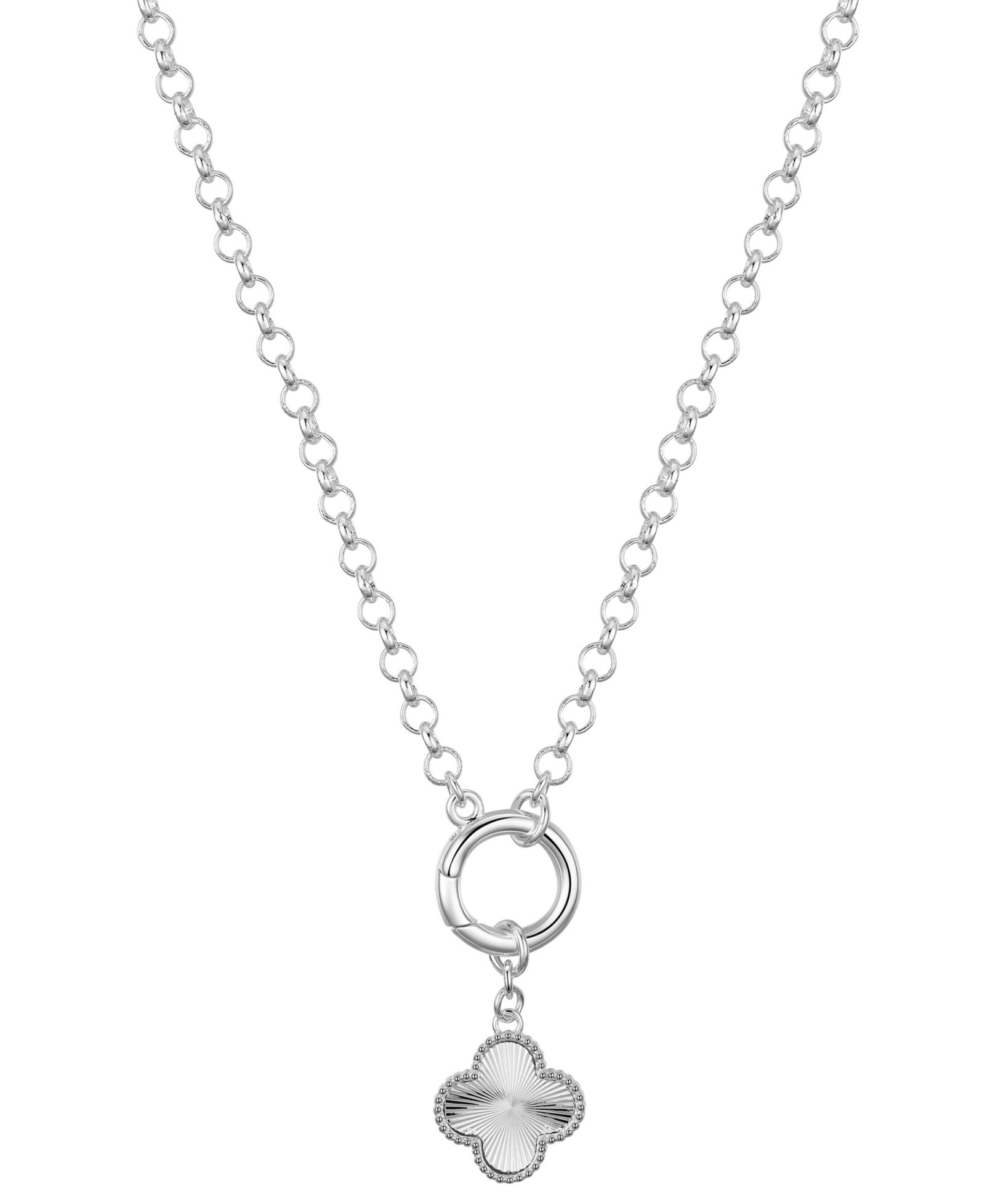Подвеска Unwritten Diamond Cut Clover Necklace