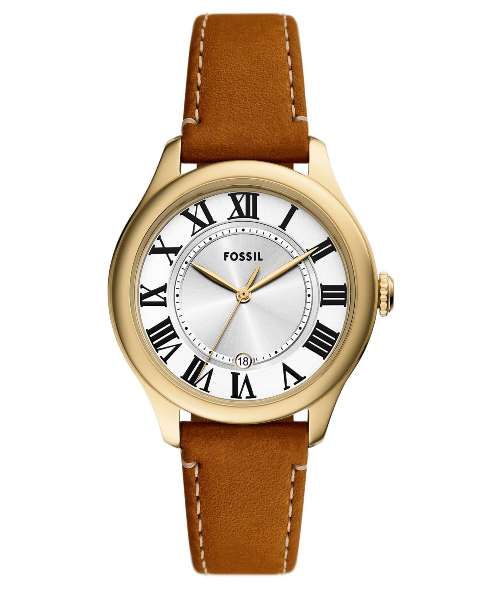 Fossil Women's Gilmore Three-Hand Date Two-Tone Stainless-Steel Watch, 38mm