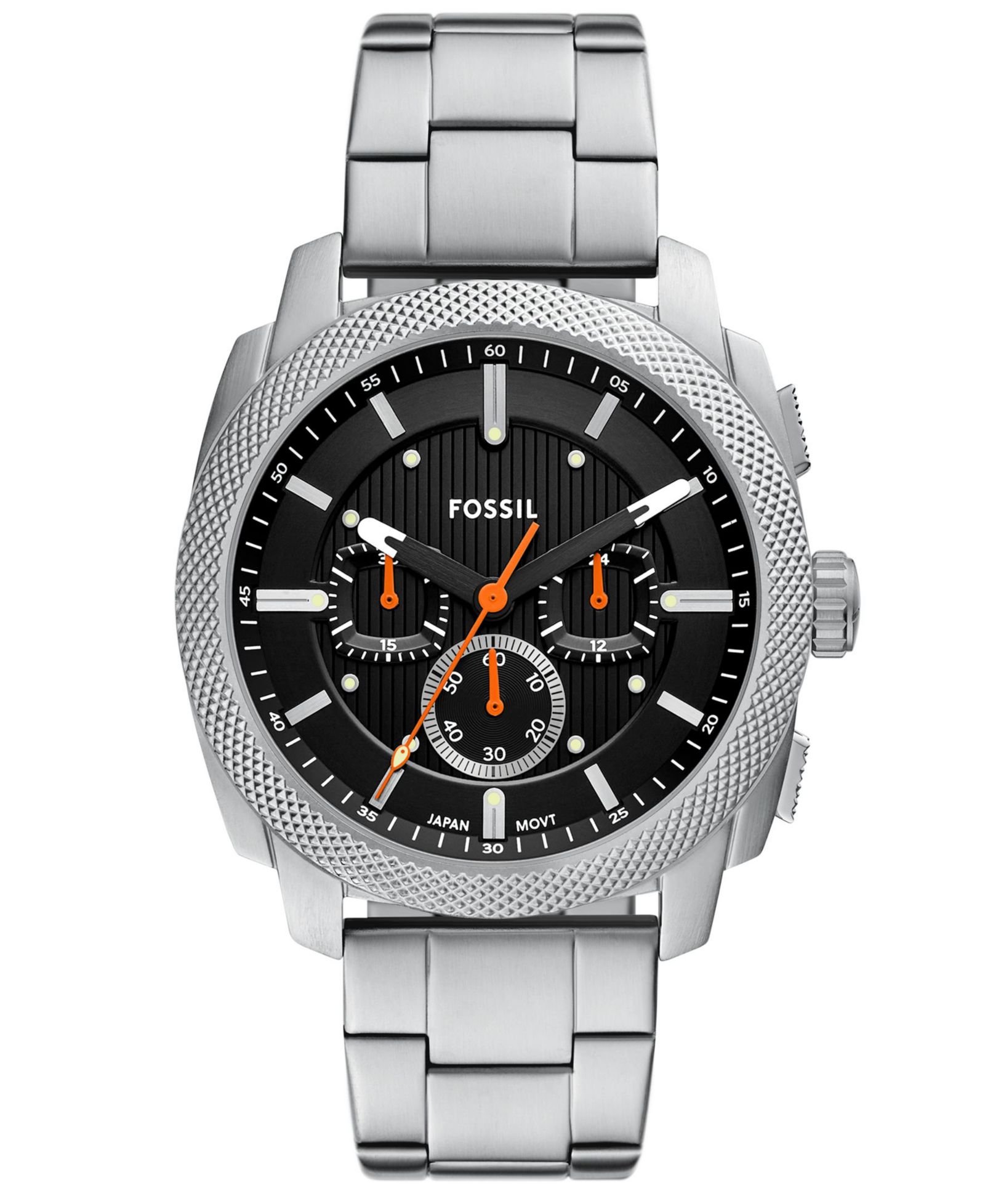 Мужские часы Fossil Machine Chronograph Stainless Steel, 44mm