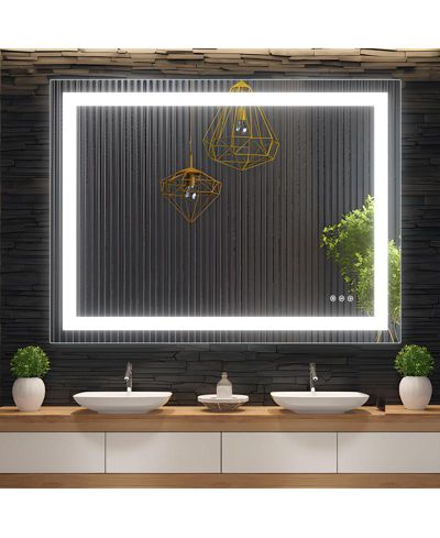 Зеркало для ванной gaomon 48x36 Inch LED с функцией антизапотевания