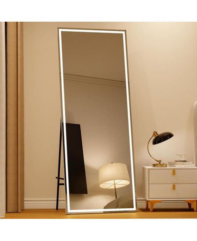 gaomon зеркало в полный рост LED 71"x28" для спальни и ванной