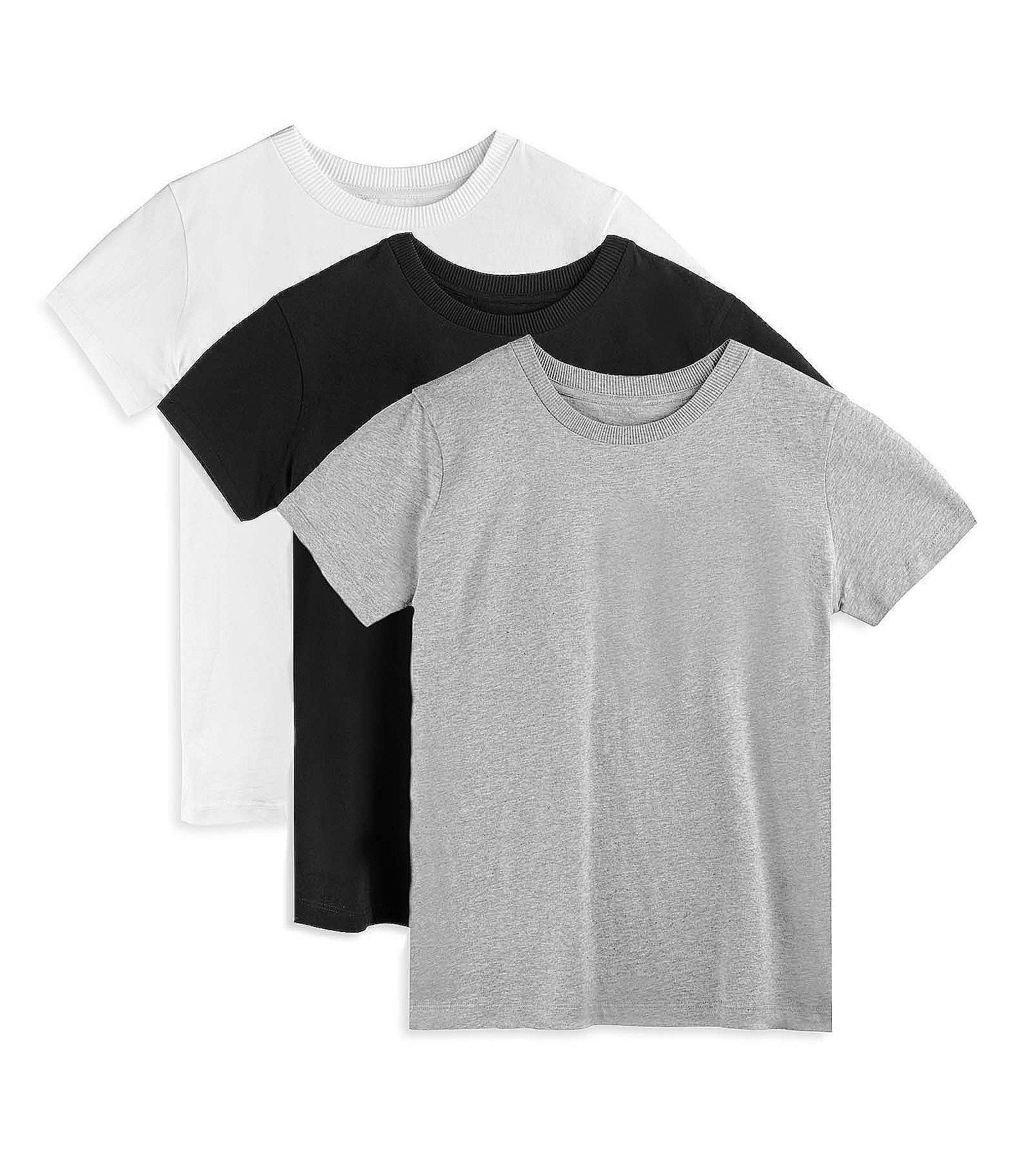 Mightly Boys & Girls 3pk Fair Trade Organic Cotton Classic Fit Tees