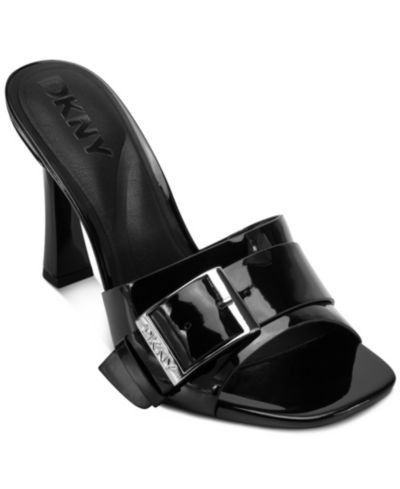 DKNY Women's Clorissa Buckle Slip-On Dress Sandals