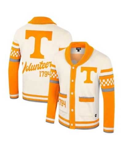 Colosseum Women's Cream Tennessee Volunteers Wild Collective Button-Up Jacquard Sweater