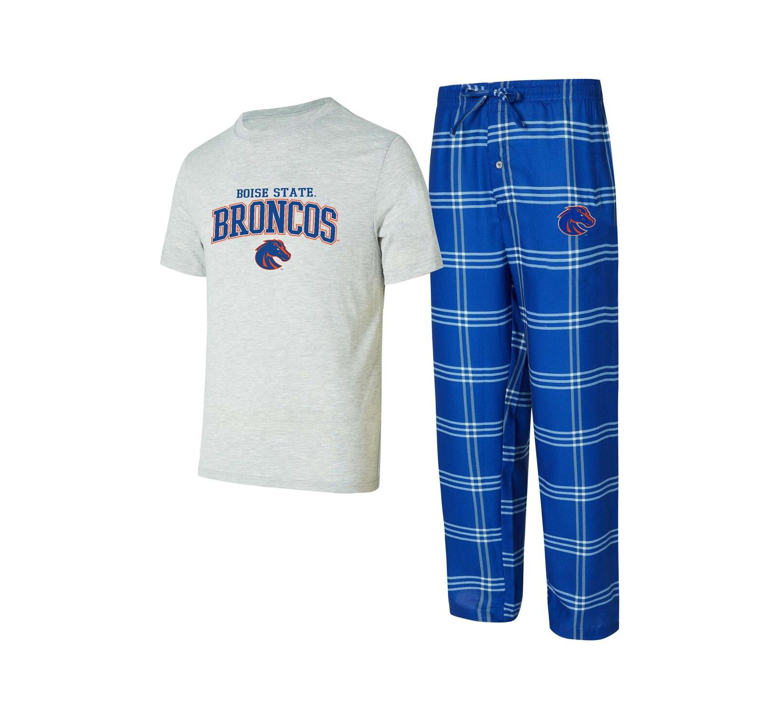 Concepts Sport Men's Boise State Broncos T-Shirt Pants Sleep Set