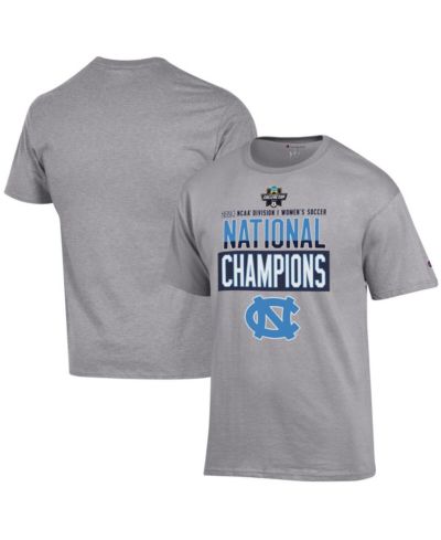 Champion Мужская серая футболка, North Carolina Tar Heels 2024 NCAA Women's Soccer National Champions
