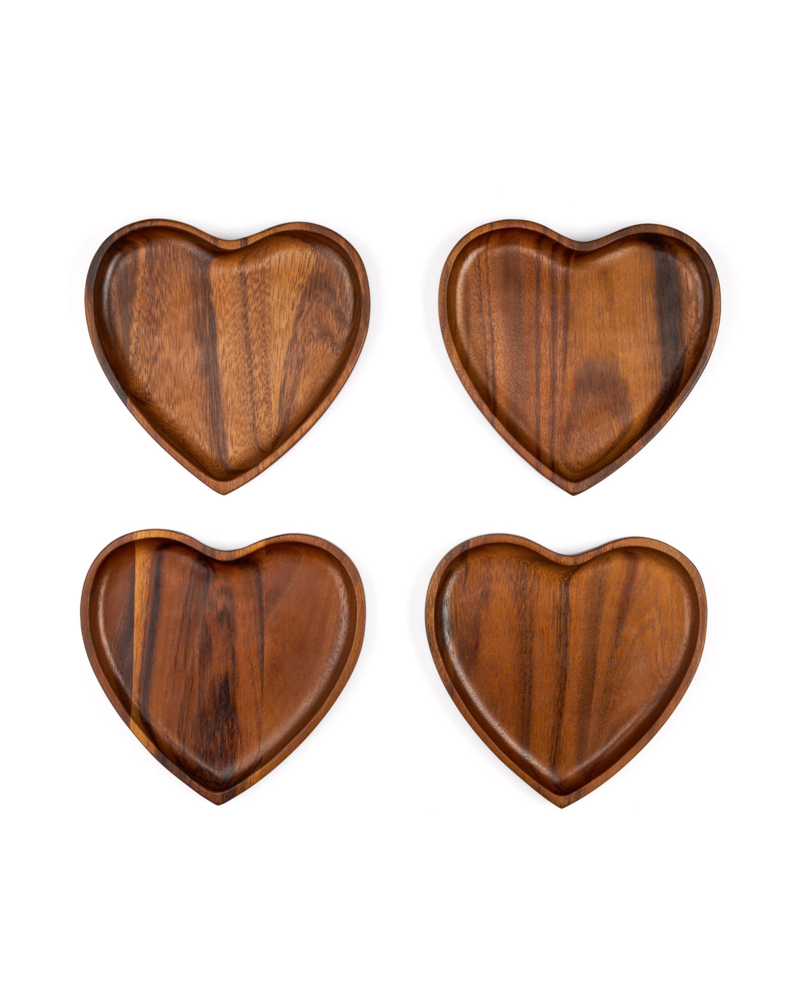 Nambé Eat Your Heart Out Appetizer Plates 4-Pc. Set