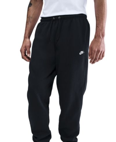 Nike Мужской Cuffed Brushed Fleece Logo Sweatpants