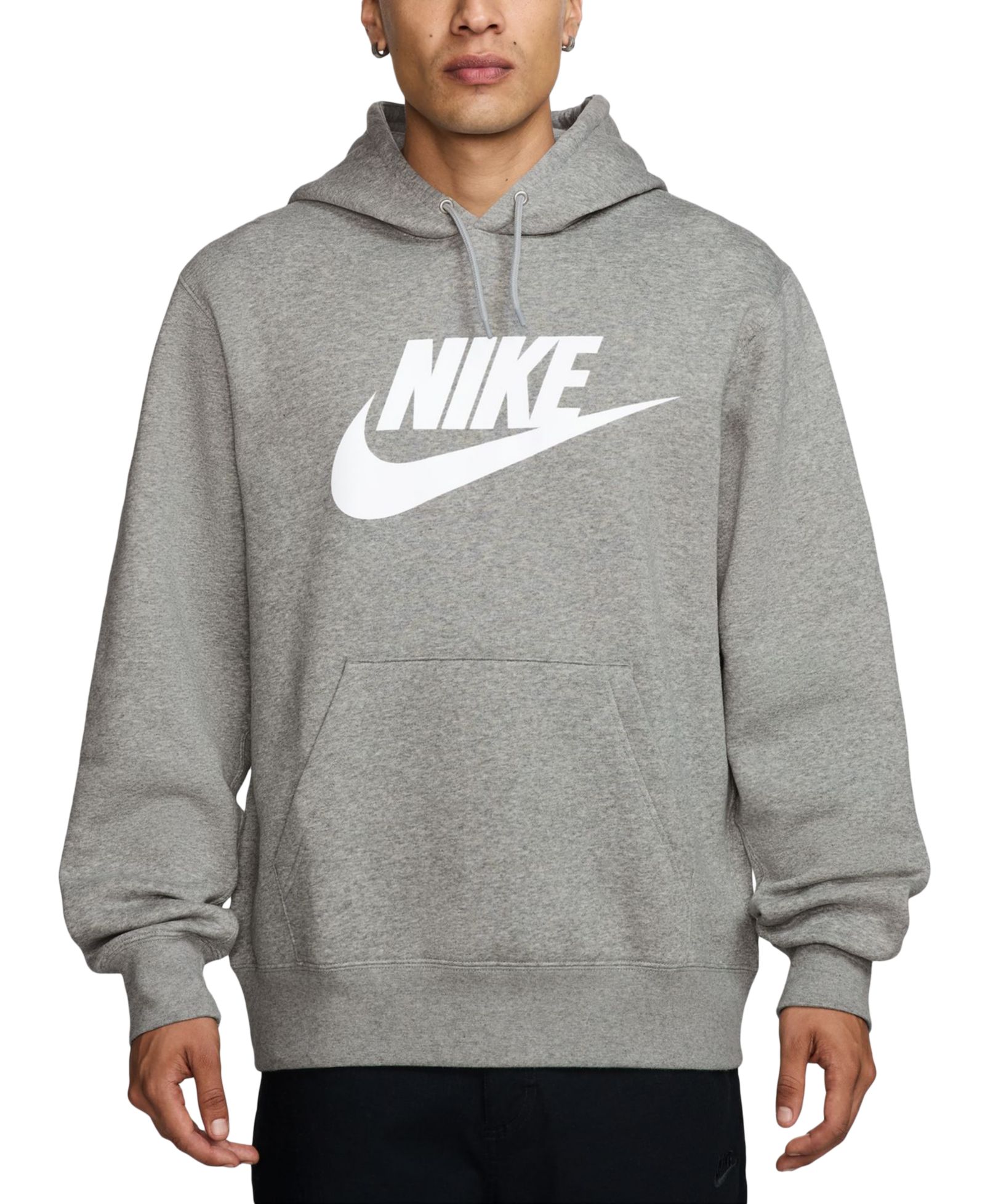 Мужское худи Nike Club Fleece Standard-Fit с логотипом