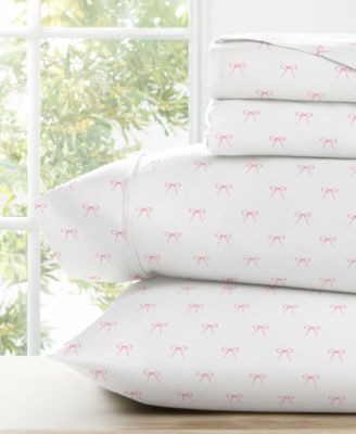 Kaycie Gray Printed Microfiber комплект из 4 простыней, Queen