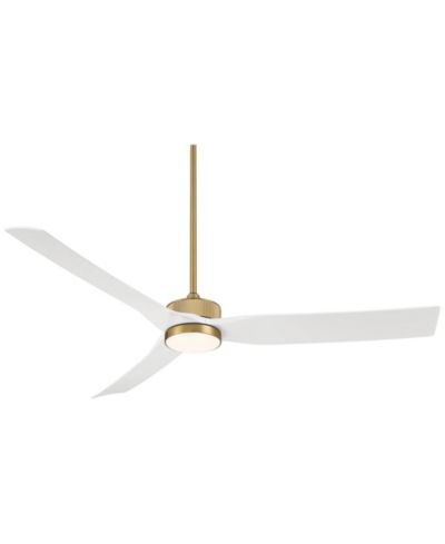 Casa Vieja 60 Inch 3 Blade LED Light with Remote Control Damp Rated Ceiling Fan