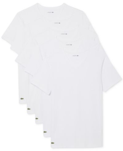 Men's Slim Fit V-Neck Cotton Undershirts, 5-Pack